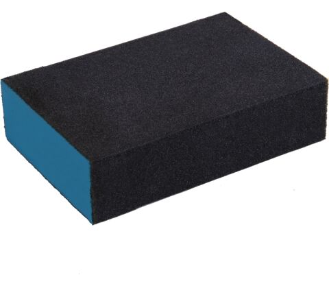 EXTOL brusná houba, 100x70x25mm, P220, čtyřstranná, abrazivo-korund (8803668)