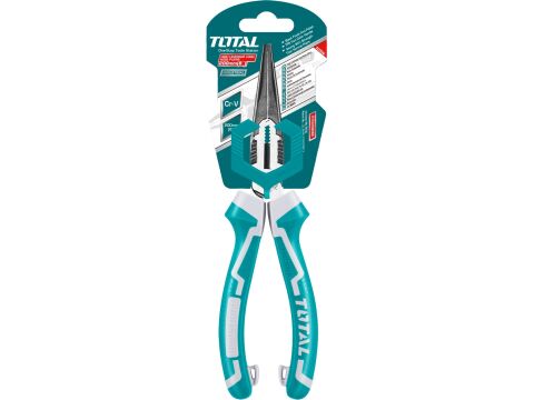 TOTAL kleště půlkulaté přímé, industrial, 200mm, CrV (THT220806S)