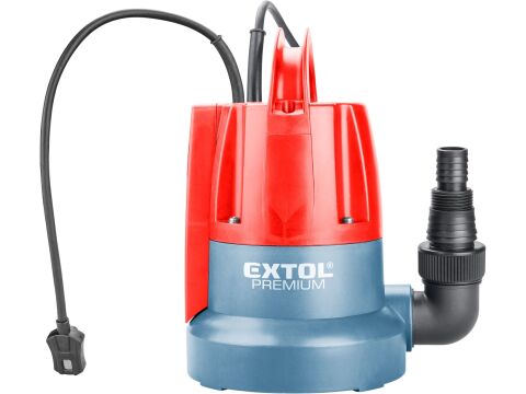 EXTOL čerpadlo ponorné, pro čerpání do sucha, 400W (8895014)