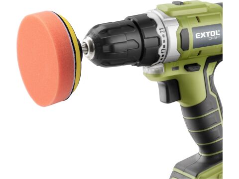 EXTOL sada čistících/leštících výseků na vrtačku 10ks, průměr 100mm, 3x3druhy (904002)