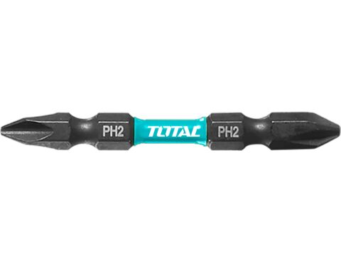 TOTAL Hroty oboustranné, sada, PH2+PH2 65mm (TACIM16PH233)