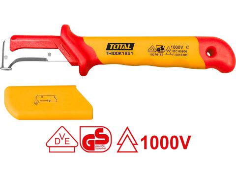 TOTAL Elektrikářský nůž na kabely, industrial 50x185mm (THIDCK1851)