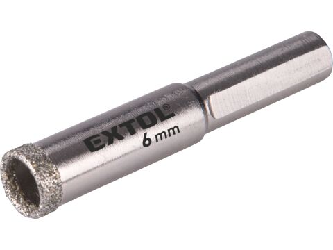 EXTOL korunka vykružovací diamantová na sklo a keramiku, O 8mm (8801978)