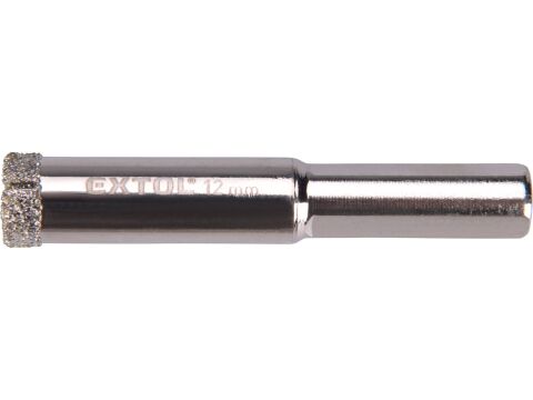 EXTOL korunka vykružovací diamantová na sklo a keramiku, O 12mm (8801980)