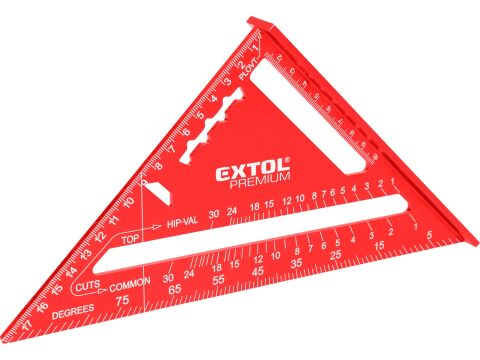 EXTOL úhelník tesařský/truhlářský víceúčelový, 180mm, kov (8825100)