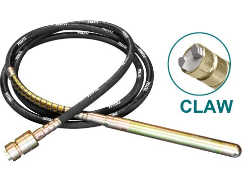 TOTAL Hadice pro vibrátor do betonu, 6m (TPVP1381)
