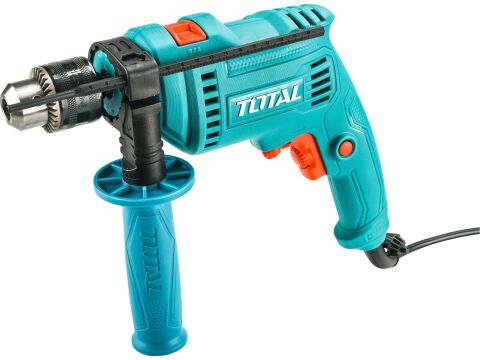 TOTAL Vrtačka s příklepem a nářadím, 680W, 115ks (THKTHP1152)