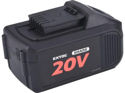 EXTOL baterie akumulátorová SHARE20V, 20V Li-ion, 6000mAh (8891885)