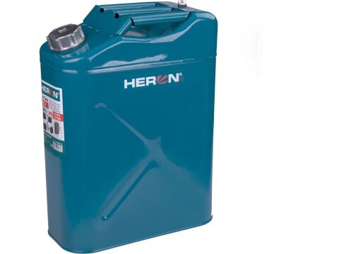 HERON kanystr ocelový na benzín, 20L (8898143)