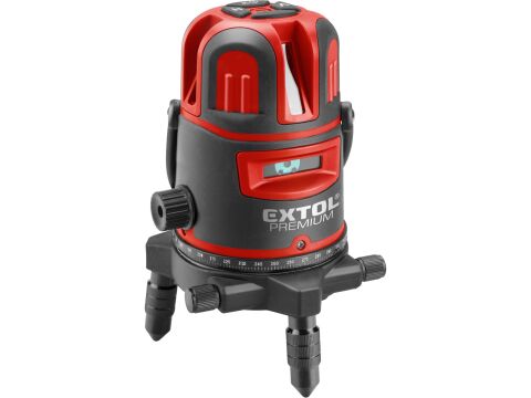 EXTOL laser zelený liniový, křížový samonivelační (8823312)