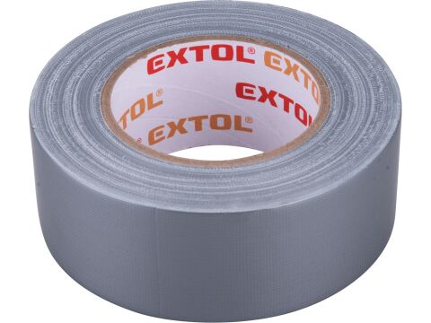 EXTOL páska lepicí textilní/univerzální, 50mm x 50m tl.0,18mm, šedá (8856312)