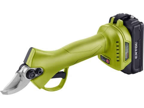 EXTOL nůžky zahradní aku, BRUSHLESS, 20V Li-ion, 2Ah (402456)