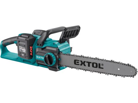EXTOL pila řetězová aku SHARE20V, 40cm, BRUSHLESS, 2x4Ah (8791920)