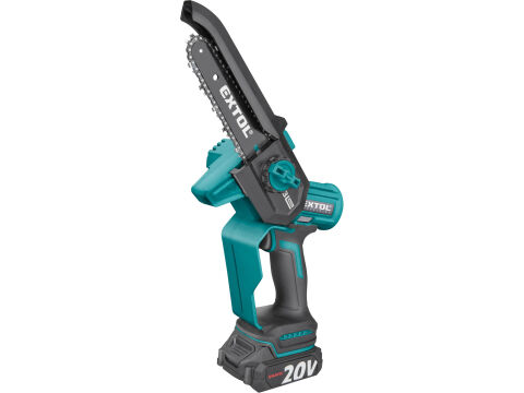 EXTOL INDUSTRIAL pila řetězová aku jednoruční SHARE20V, 13cm, BRUSHLESS, 2Ah (8791922)