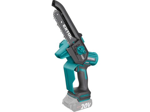 EXTOL INDUSTRIAL pila řetězová aku jednoruční SHARE20V, 13cm, BRUSHLESS, bez baterie a nabíječky (8791923)