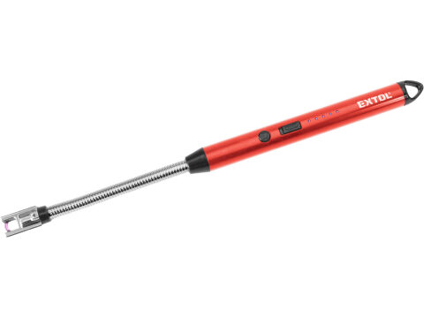 EXTOL PREMIUM zapalovač plazmový s tvarovatelným krkem a s USB nabíjením,, délka 26cm (8848130)