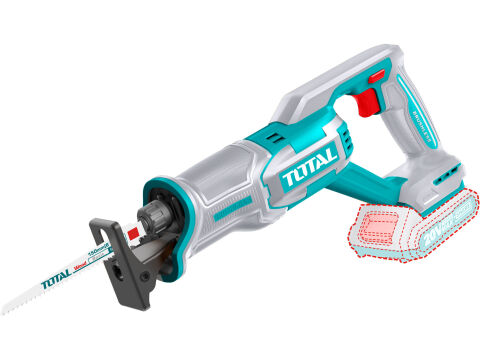 TOTAL Pila ocaska, brushless, industrial, 20V Li-ion, 2000mAh, 2ks pilových listů, bez baterie a nabíječky (TRSLI2108)