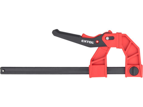 EXTOL PREMIUM svěrka F ráčnová-rychloupínací plastová, materiál plastu: tvrzený nylon (8815081)