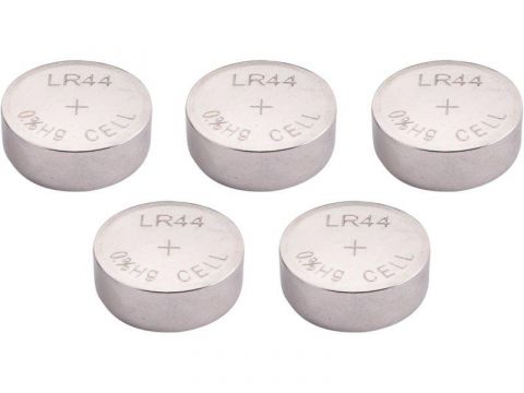 EXTOL baterie alkalické, 5ks, 1,5V (LR44) (42051)
